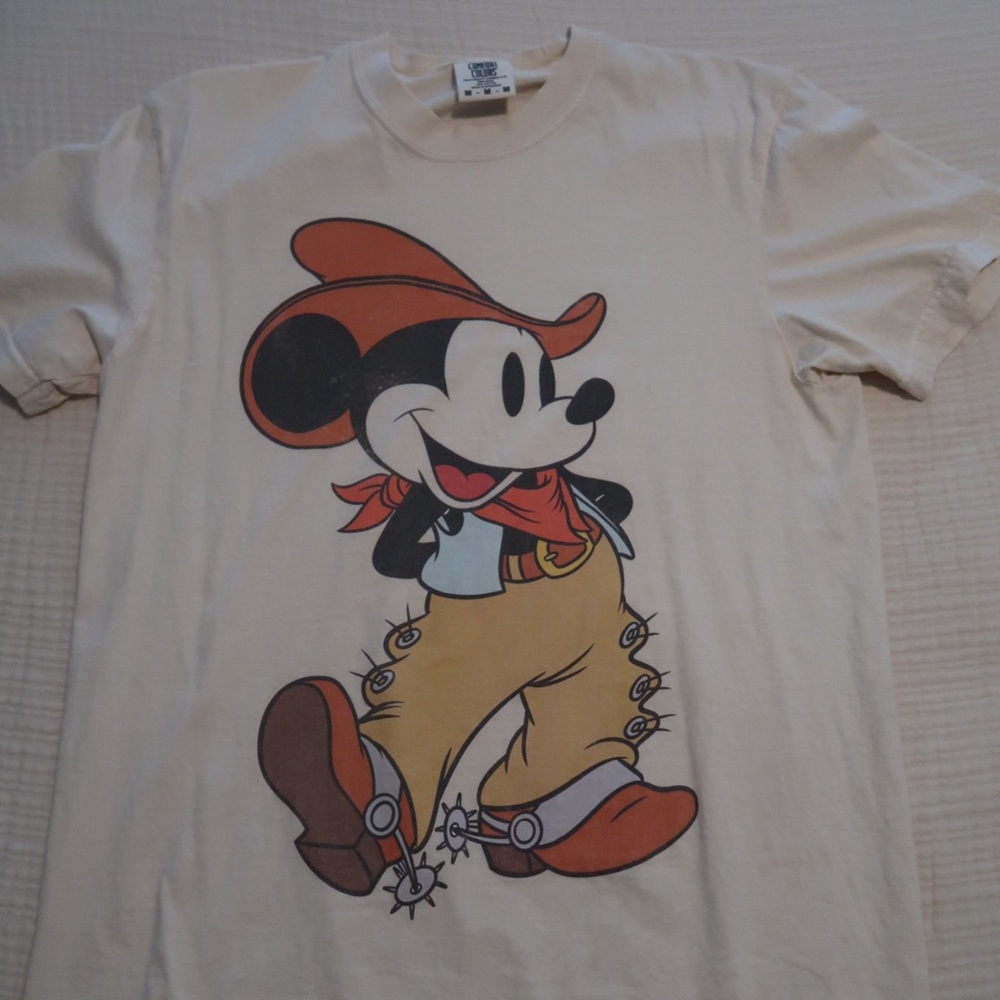 Comfort Colors Cream Mickey Tee
